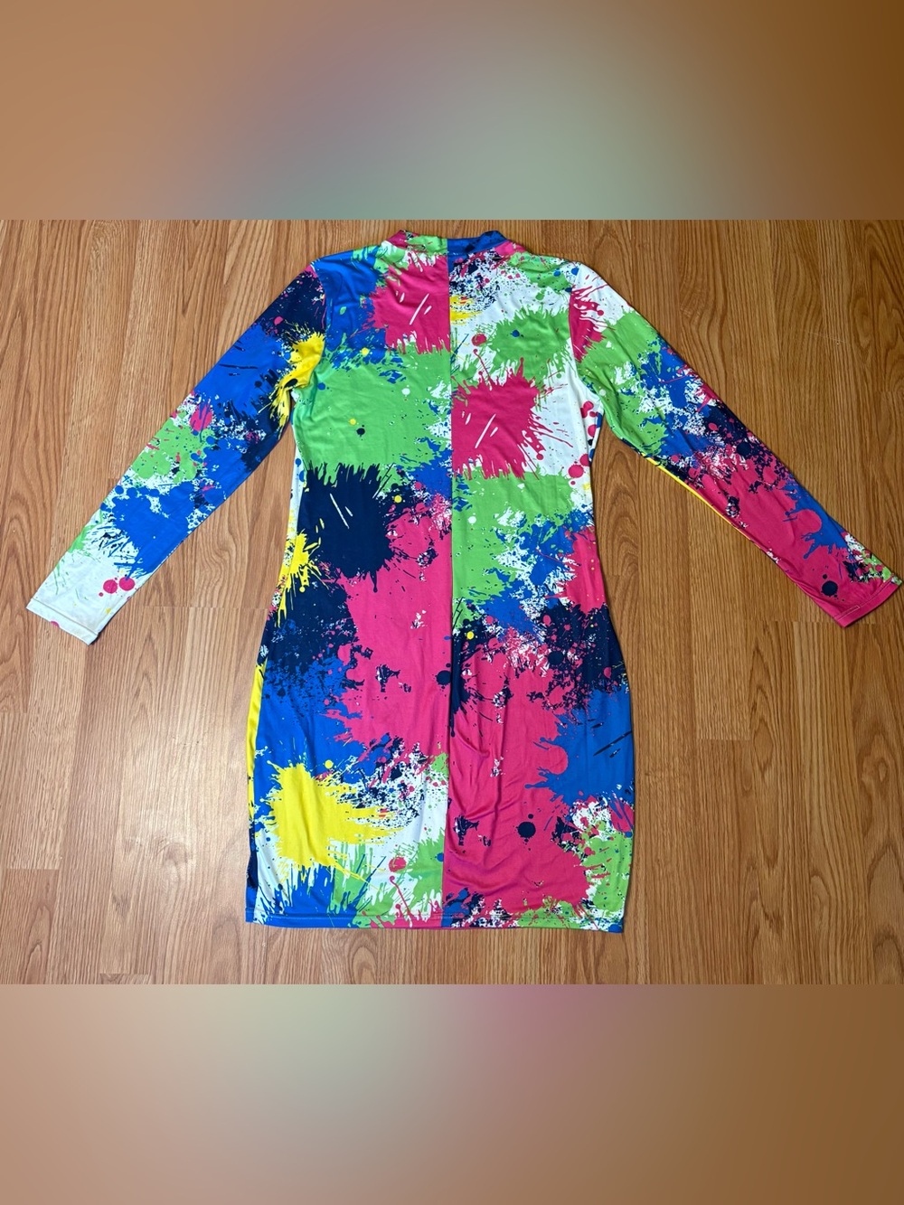 Colorful fun pattern dress - Picture 7 of 7